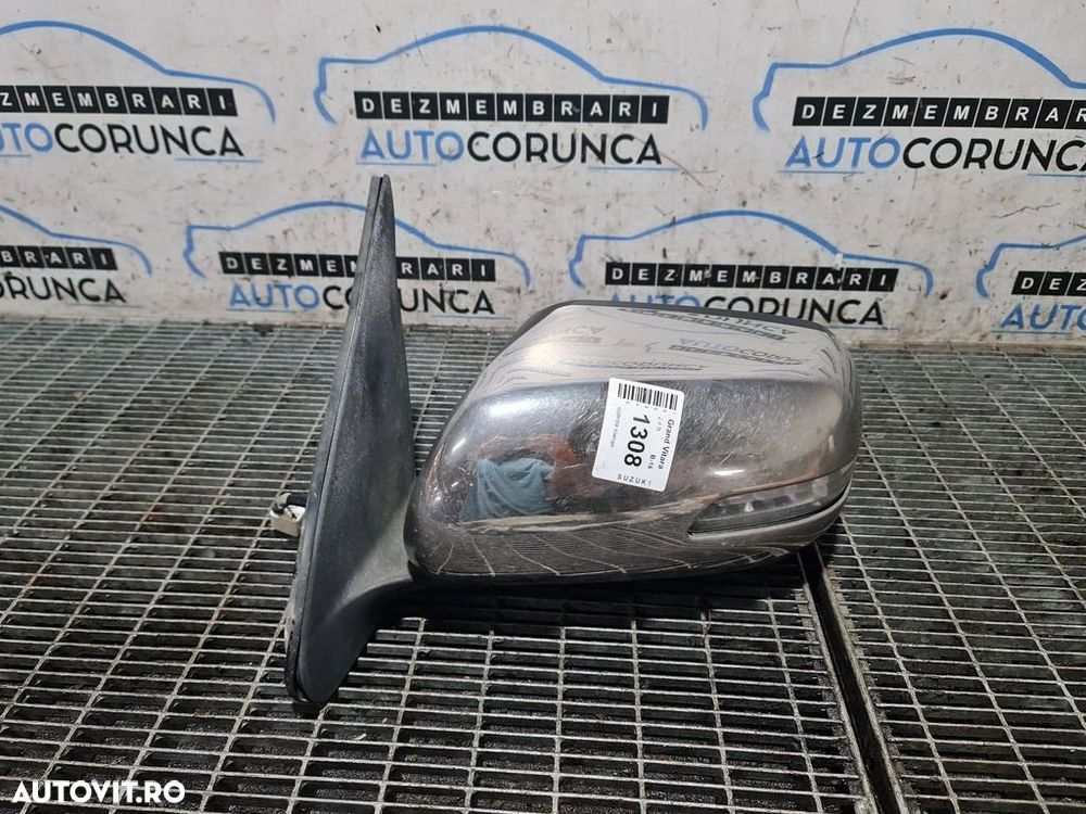 Oglinda stanga Suzuki Grand Vitara 2006 - 2012 4 Usi Negru (1308) Fara rabatare - 1