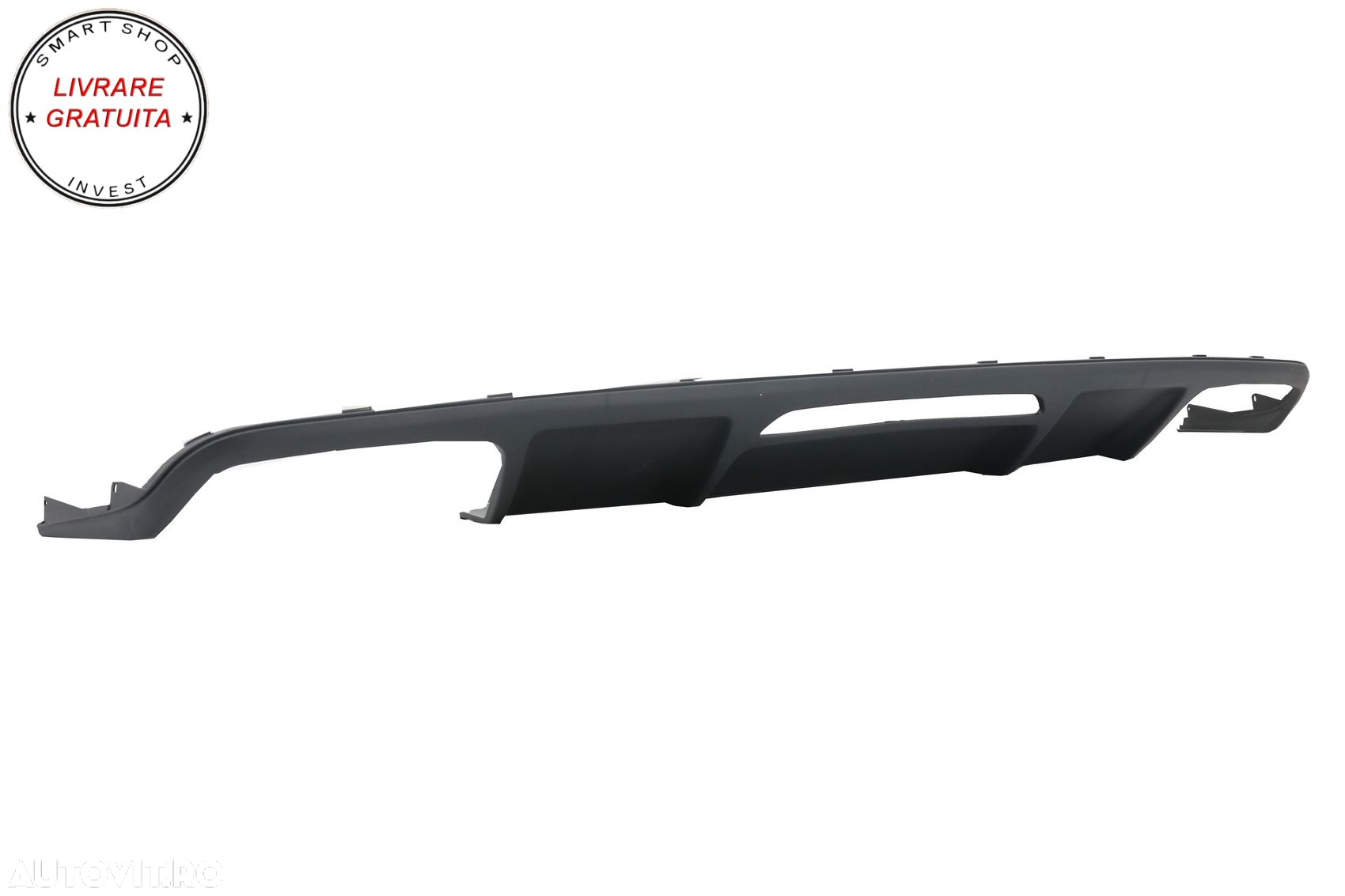 Difuzor cu Evacuare Dubla Mercedes CLS Sedan W218 (2011-2017) pentru bara AMG Spor- livrare gratuita - 5