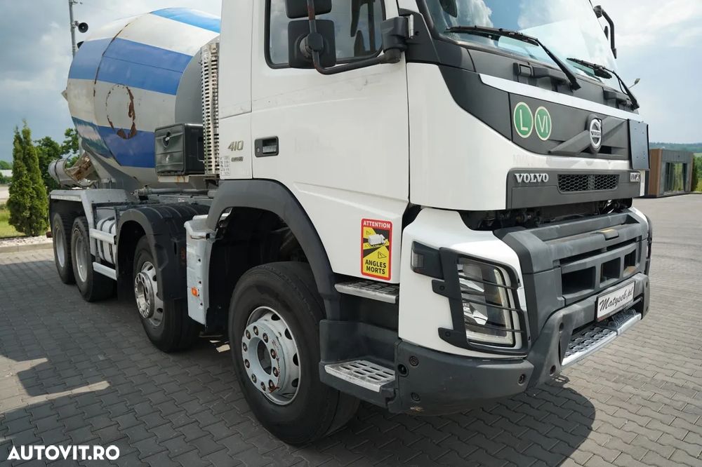 Volvo FMX 410 / 8x4 / BETONIERĂ / BETONIERĂ / LIEBHERR / 9 M3 / I-SHIFT / JANTE DIN ALIAJ / EURO 6 - 8