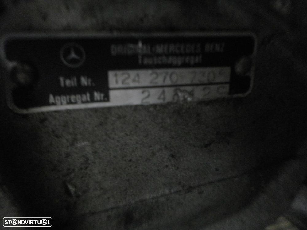 Caixa Velocidades 1242707301  248429 MERCEDES W124 1989 200D DIESEL 5V - 5