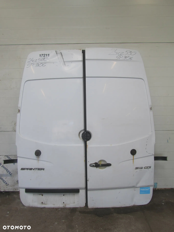volkswagen crafter-sprinter 906 drzwi lewy tył-prawy tył max
