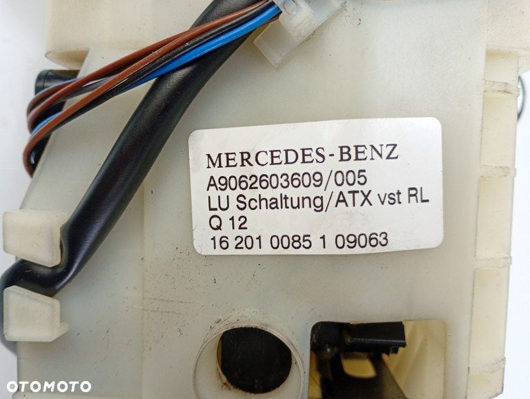 wybierak zmiany biegów gałka mieszek mercedes sprinter W906 automat A9062603609 - 9