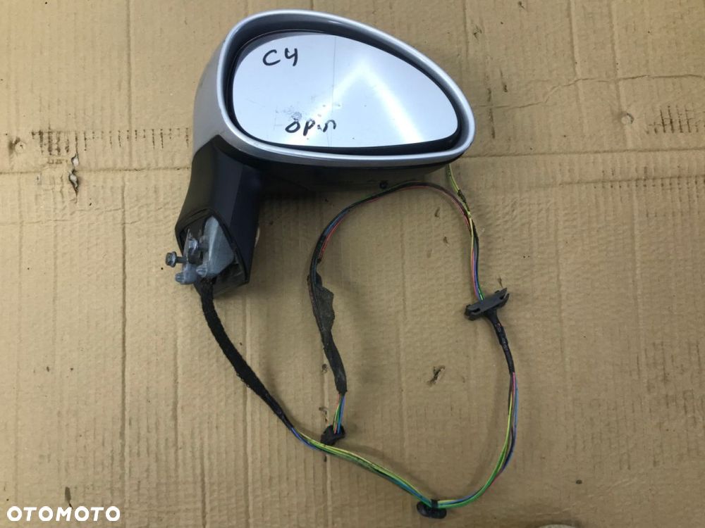 Lusterko Citroen c4 I 04-10r. zewnętrzne prawe 8 pin 96548383 kolor EZR - 1
