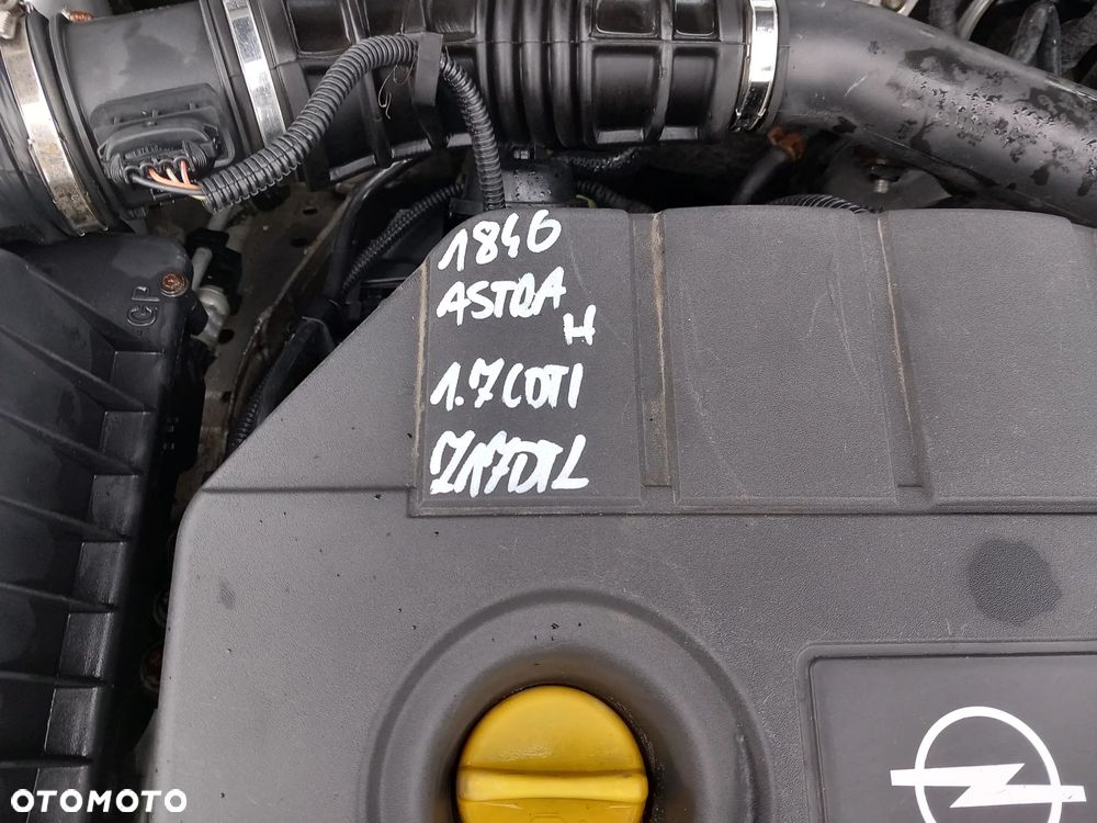 OPEL ASTRA H SILNIK 1.7 CDTI 16V 80KM DIESEL OZNACZENIE: Z17DTL - 2