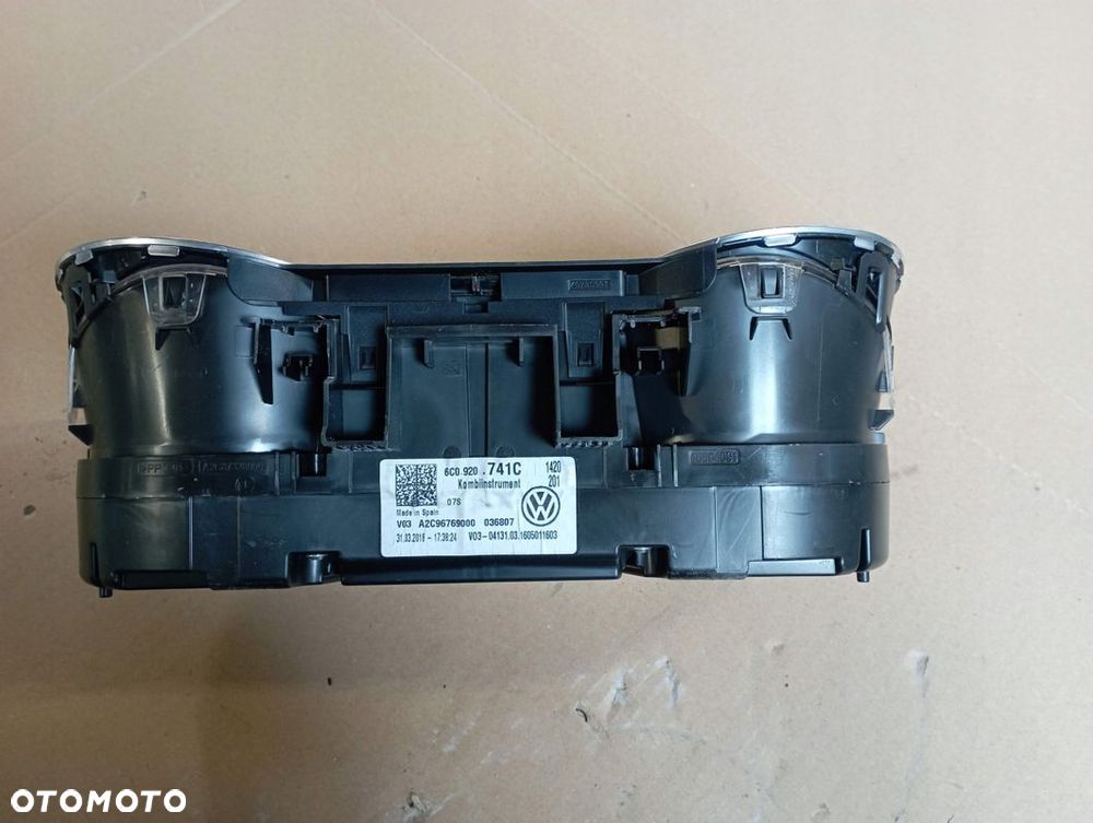 VW POLO 6C 1.4 TDI LICZNIK PRĘDKOŚCIOMIERZ ZEGARY 6C0920741C EUROPA - 4