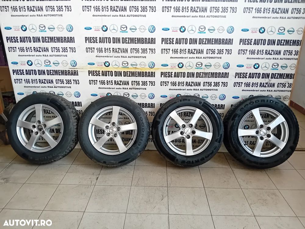 Jante Aluminiu R16 Ford Mondeo Mk4 Galaxy S-Max C-Max Peugeot Citroen 215/60R16 5x108 - 2