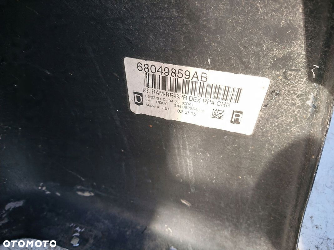 Dodge Ram 09- zderzak tylny tył stopień - 9