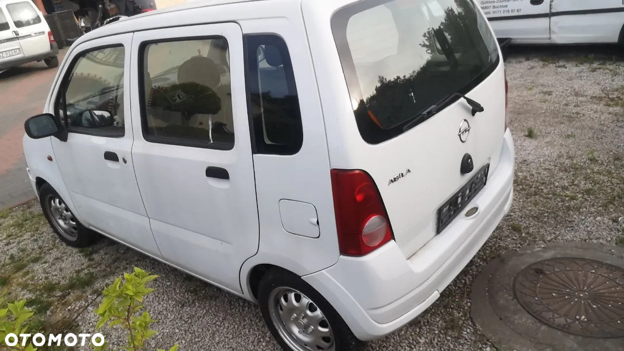 KAROSERIA DRZWI BŁOTNIK REFLEKTOR ZDERZAK OPEL AGILA BIAŁA + ELEMENT ŻÓŁTE I ZIELONE - 8