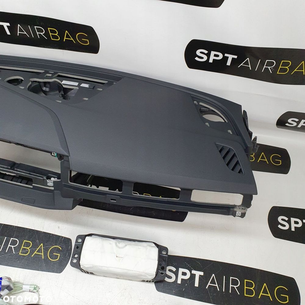 AUDI A4 B9 A5 8W DESKA ROZDZIELCZA KONSOLA KOKPIT PULPIT PODUSZKI AIRBAG AIR BAG PASY KURTYNY  KIT SET - 4