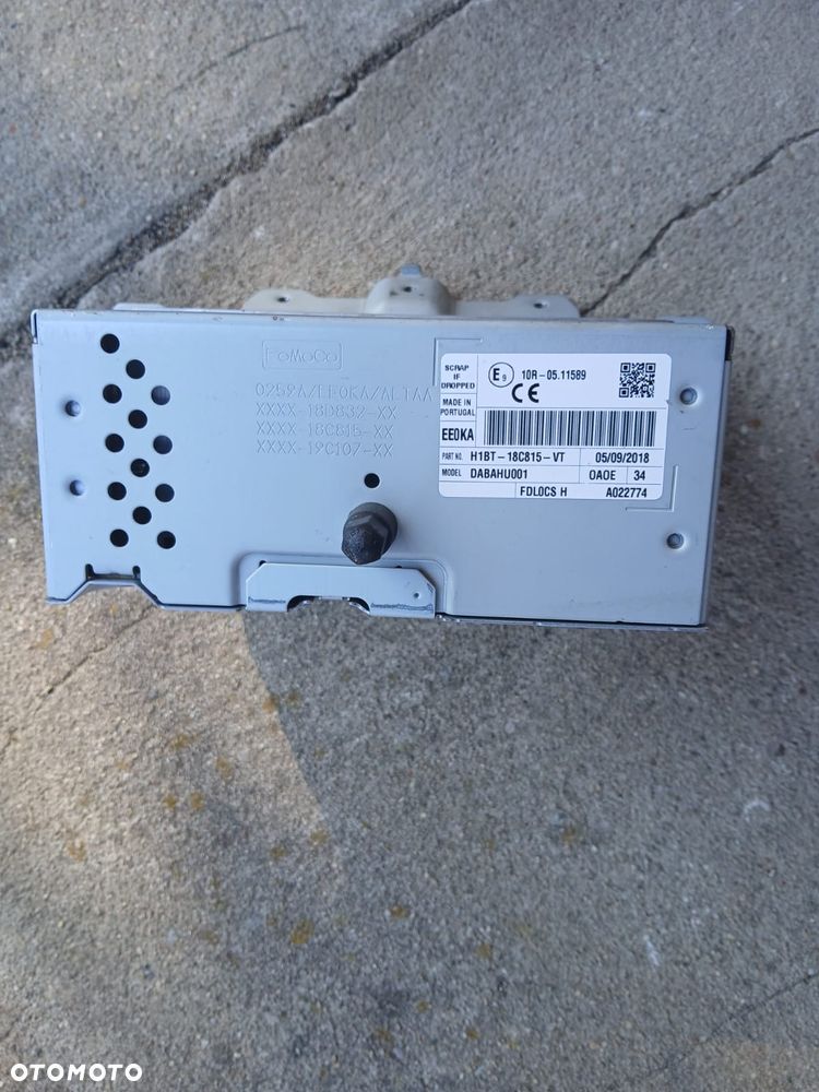 Ford Fiesta Mk8 18r radio H1BT-18C815-VT - 2