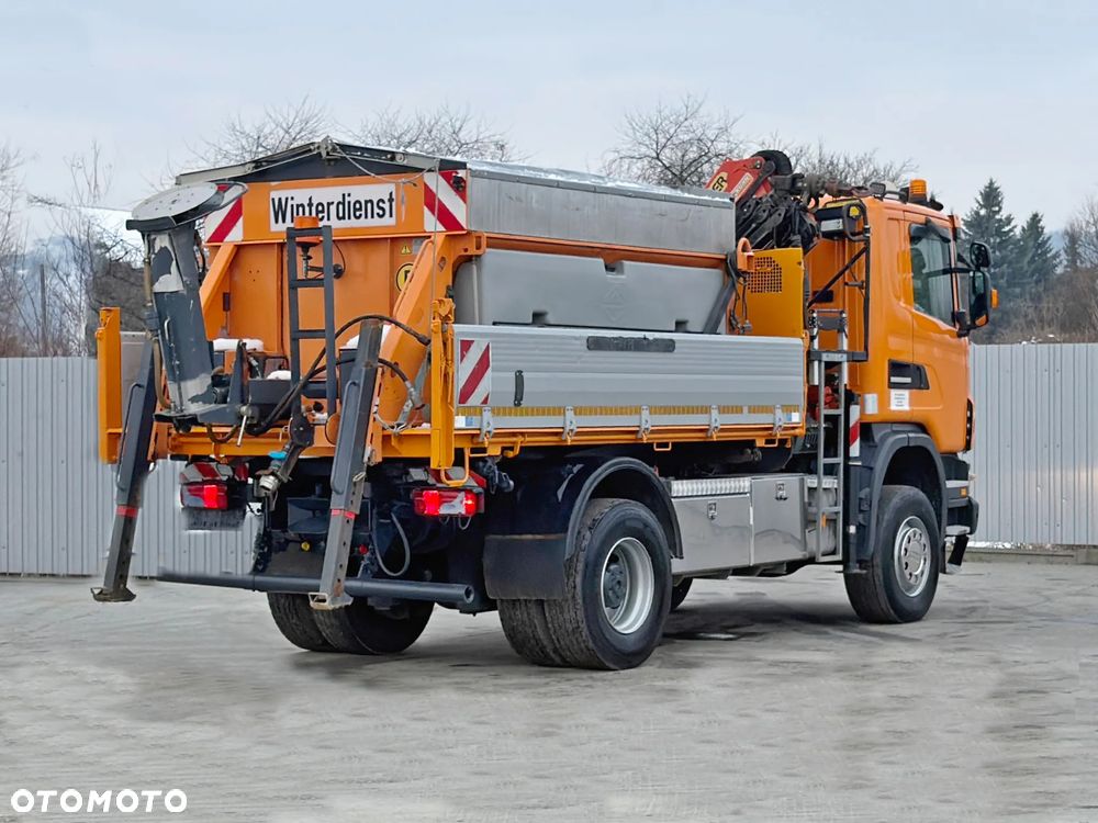 Scania R 420 * SKRZYNIA 4,15 m + PK 11002 + PILOT + PIASKARKA W KOMPLECIE - 9