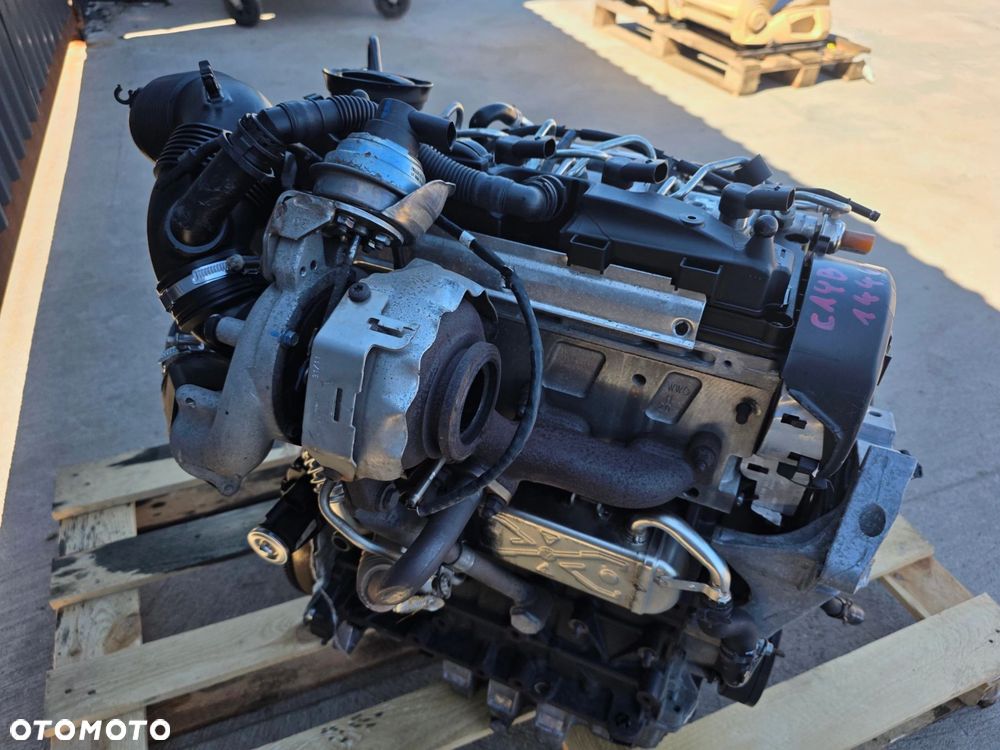SILNIK KOMPLETNY AUDI VW SEAT SKODA 1.6 TDI CAY CAYB 144655KM ORYGINAŁ ! - 9