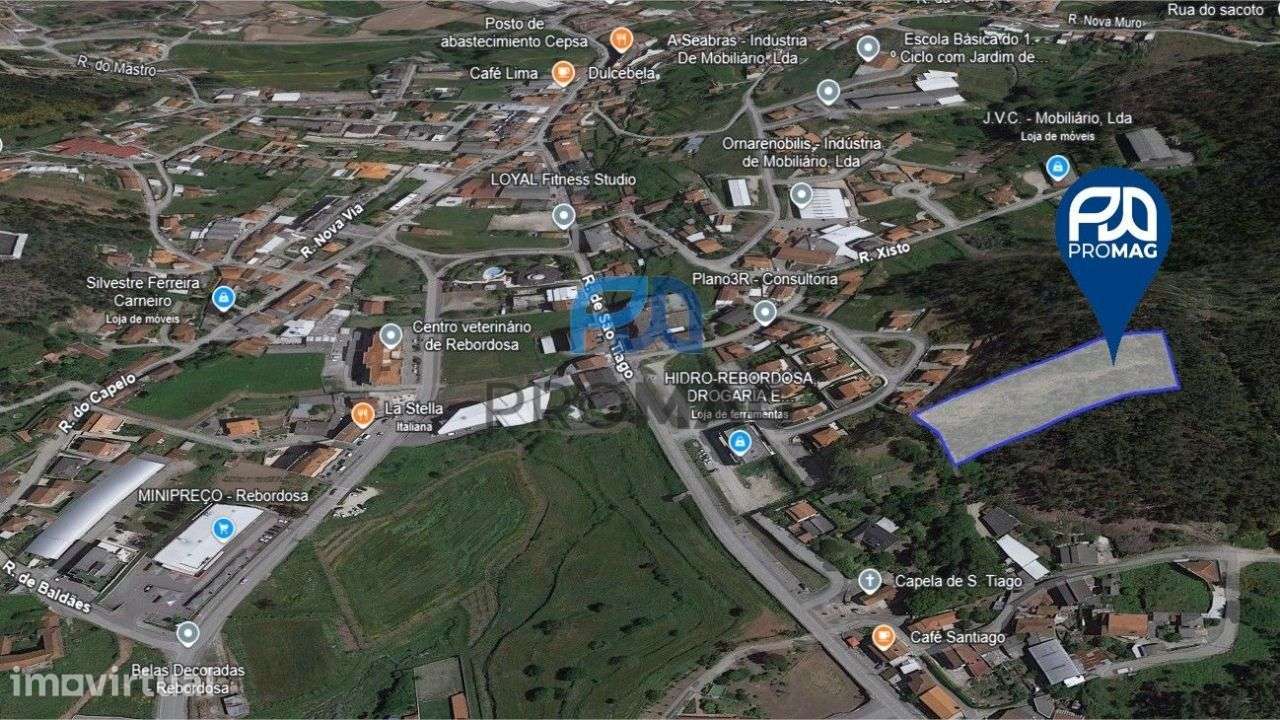 Terreno Rústico em Rebordosa – 4.500 m² junto à Capela de São Tiago - Grande imagem: 4/17