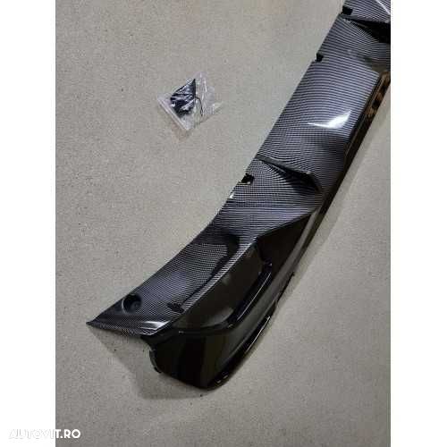 Difuzor Prelungire Model Performance Bara M BMW G30 G31, Negru+Carbon - 4