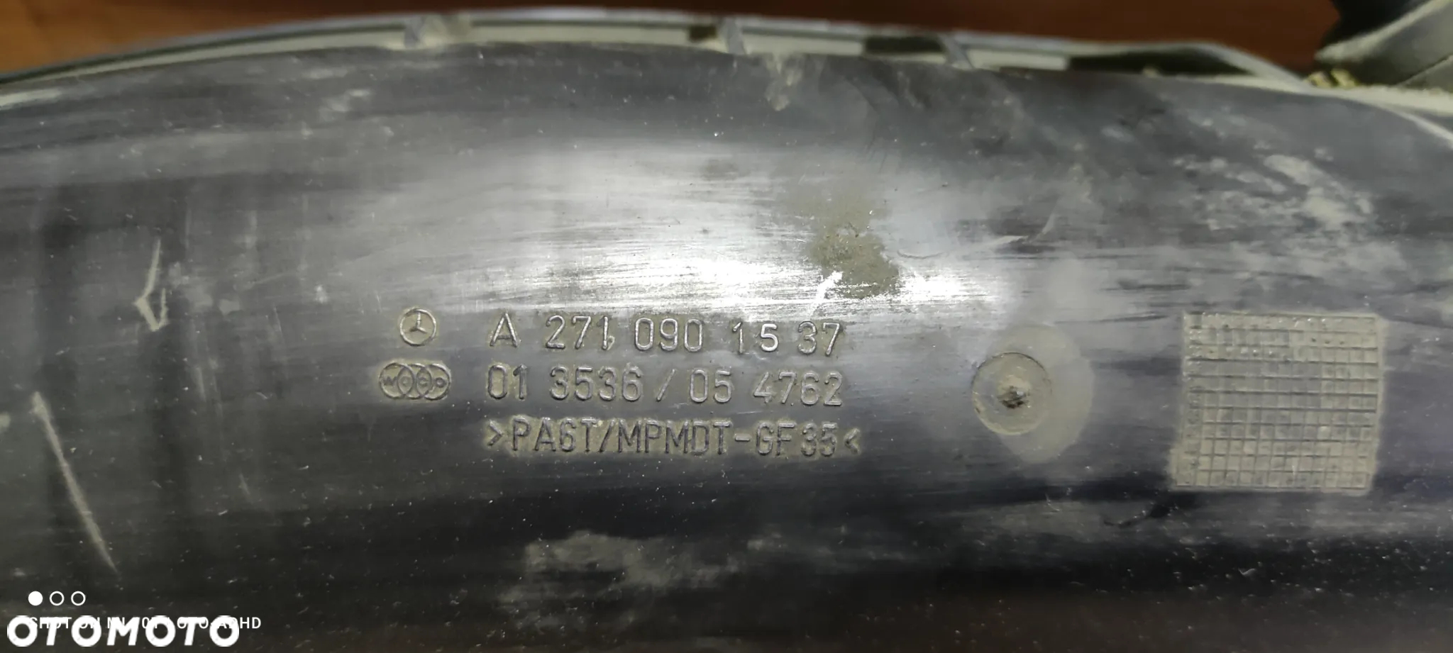 Dolot intercoolera rura odma Mercedes C klasa w203 1,8k  A2710901537 - 2