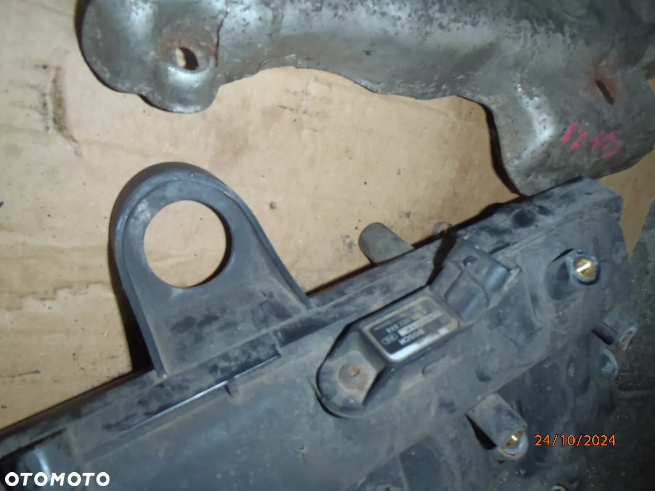 kolektor ssący alternator sprężarka sprzęgło docisk tarcza  dwumasa dwumas chłodniczka oleju opel corsa combo astra meriva 1.3 cdti - 4
