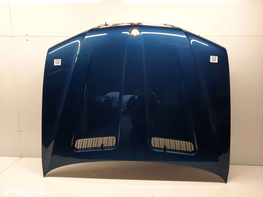 } MASKA POKRYWA SILNIKA BMW E53 X5 LIFT FL TOPASBLAU NIEBIESKA - 1