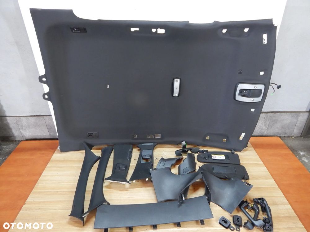 Podsufitka podsybitka podsufitówka R-Design Volvo V60 10-18 CZARNA kompletna Łuków części - 1