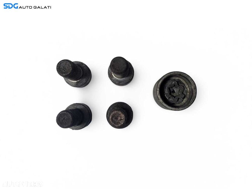 Set Prezoane cu Cheie Antifurt Roti Jante Volkswagen Tiguan 5N 2007 - 2015 [L9926] - 2