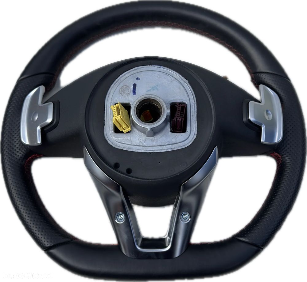 KIEROWNICA AMG SKORA CZERWONA NIC PODUSZKA AIRBAG KOMPLET MERCEDES C W205 GLC W253 ORYGINAL DEMONTAZ - 14