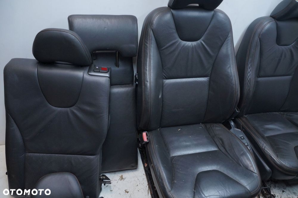 komplet fotele kanapa przód tył skóra przednie tylne wnętrze volvo xc60 i - 3