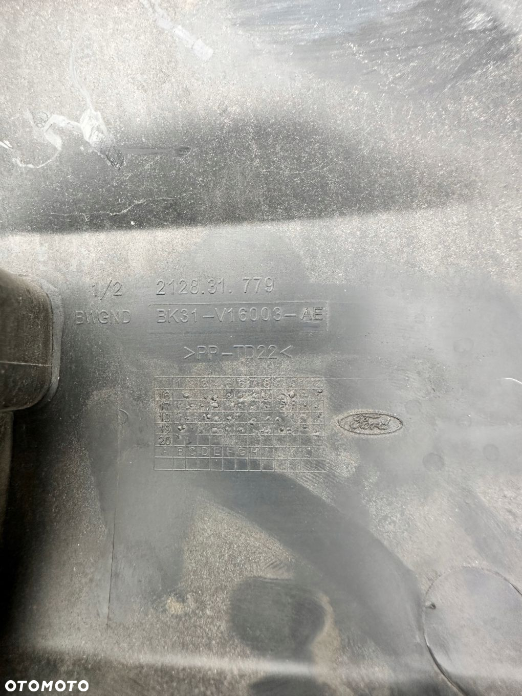 Trójkąt Błotnika Lusterka Lewy Ford Transit Custom MK8 BK31-V16003-AE - 3