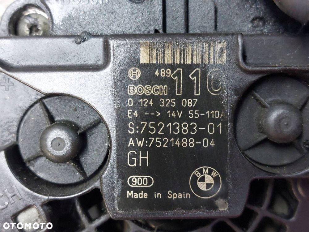 ALTERNATOR BMW E46 LIFT 316i 7521383 0124325087 - 6
