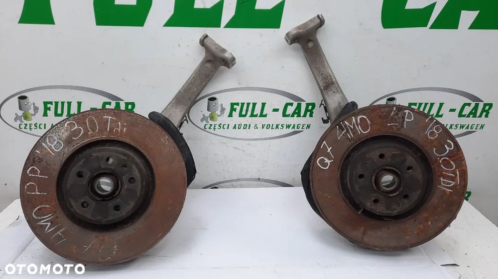 AUDI Q718 ROK  3.0 TDI SREDNICA TARCZY  35 CM  4M ZWROTNICA LEWA PRAWA  PRZÓD 4M0407560 4M0407559 - 2
