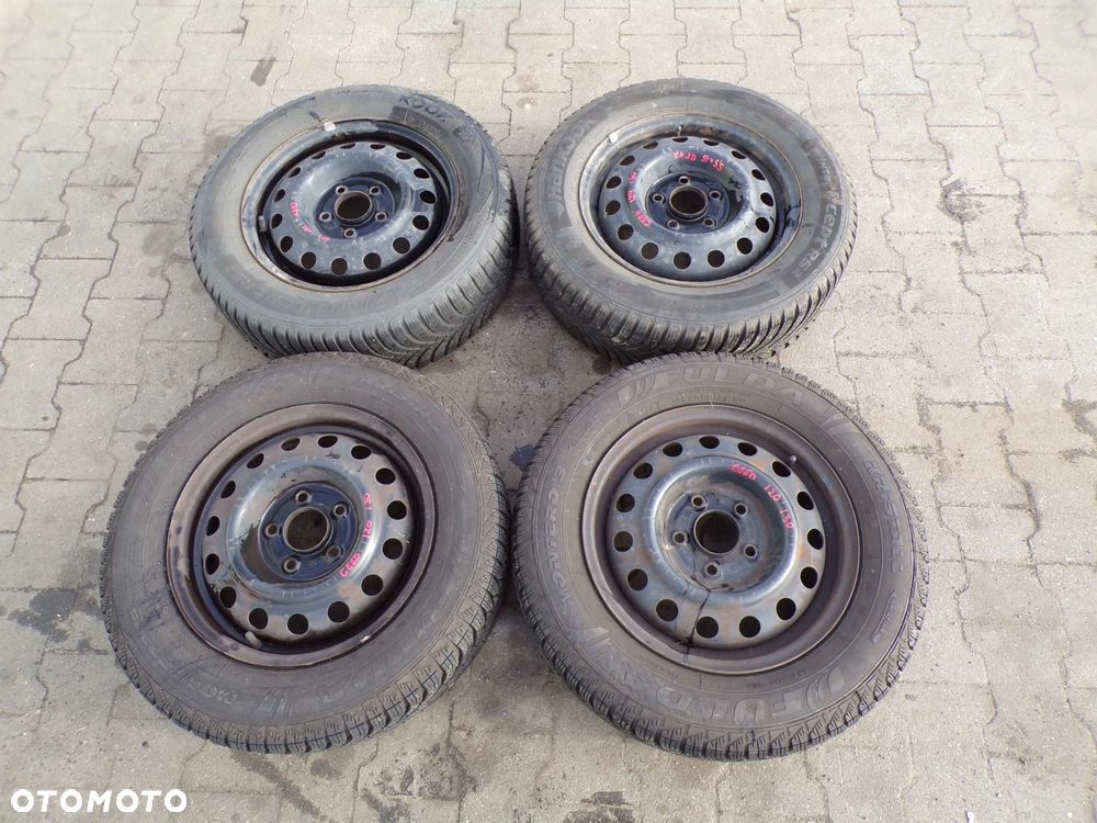 KOMPLET KÓŁ KIA CEED II HYUNDAI I20 I30 5,5 x 15 ZIMA - 1