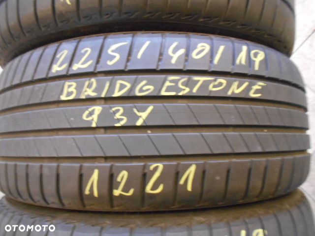 Opony 225/40r19 bridgestone turanza t005 6,5mm lato komplet - 4