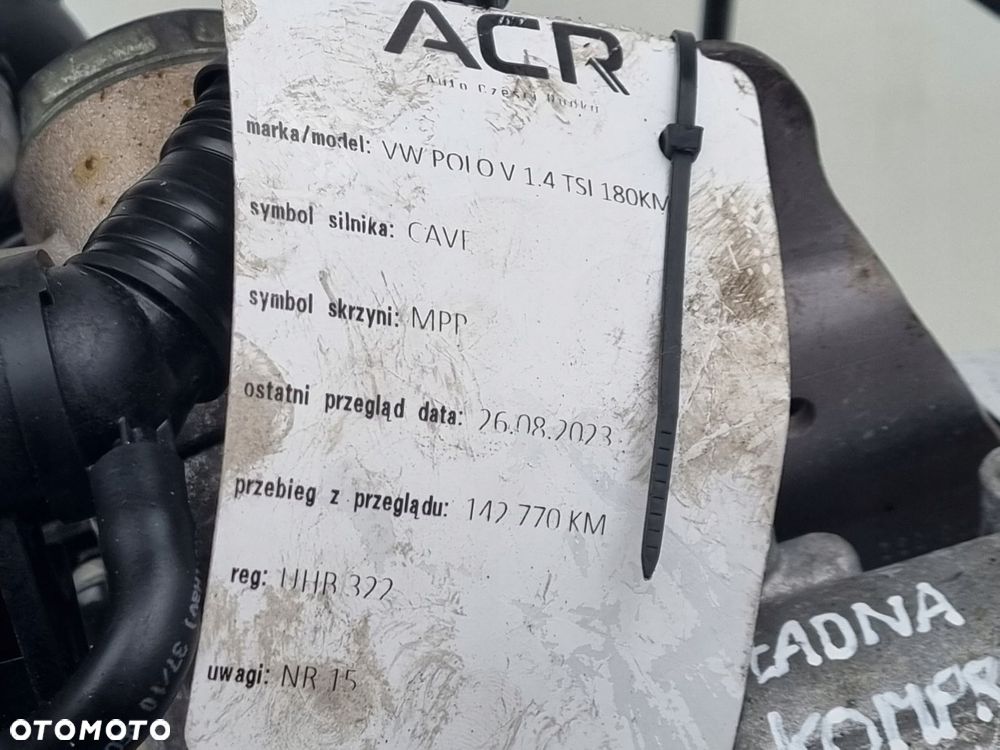 SILNIK Skoda Fabia II RS 1.4 TSI 180KM serwisowany 142tyś CAV CAVE - 11