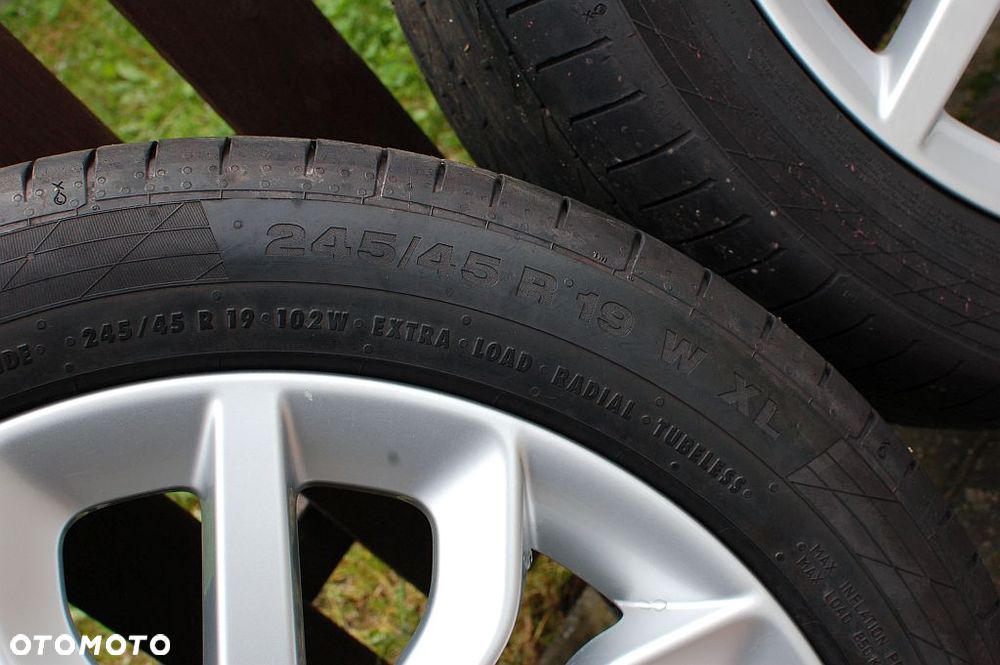 KOŁA LETNIE 19'' AUDI A4 A5 A6 5X112 ET33 ORYGINAŁ AUDI jak nowe - 7