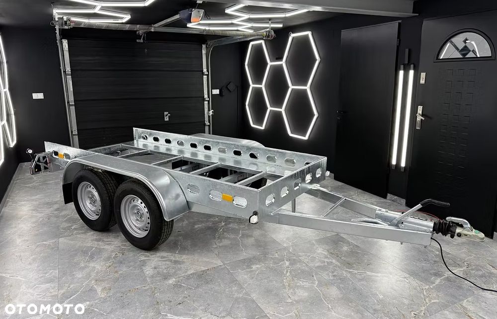 Rydwan Przyczepa pod agregat, agregatowa 300x125cm mocna dwuosiowa NOWA - 1