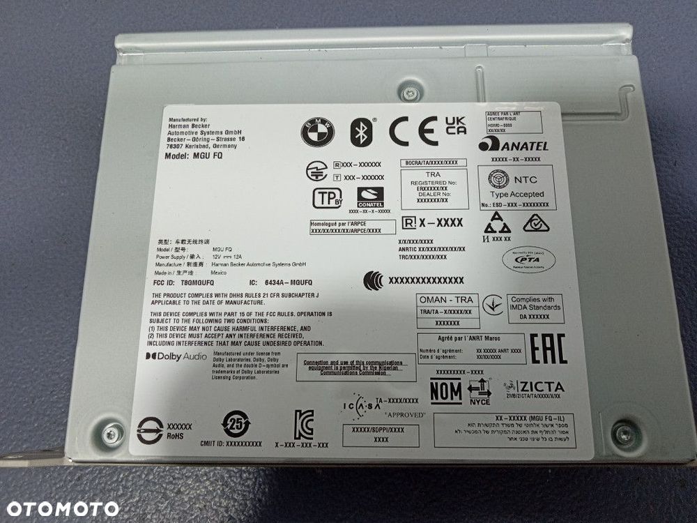 BMW X3 G01 G02 F97 LCI JEDNOSTKA RADIA NAWIGACJI MGU FQ 5B3F815 - 5