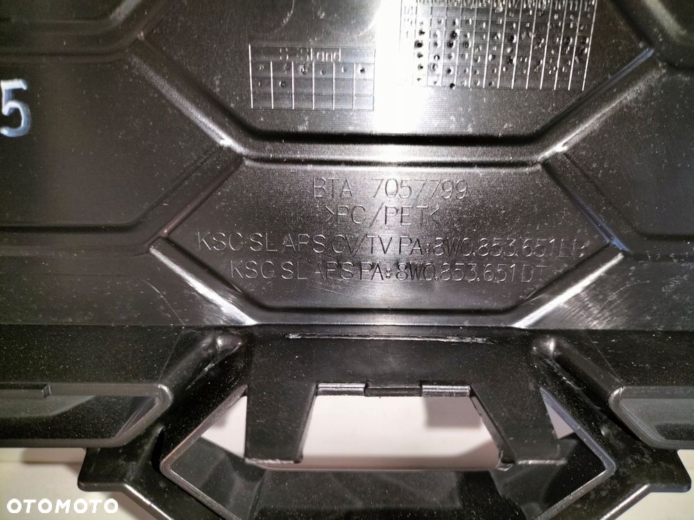 atrapa kratka grill audi a4 b9 8w0 lift 19- s-line black - 6