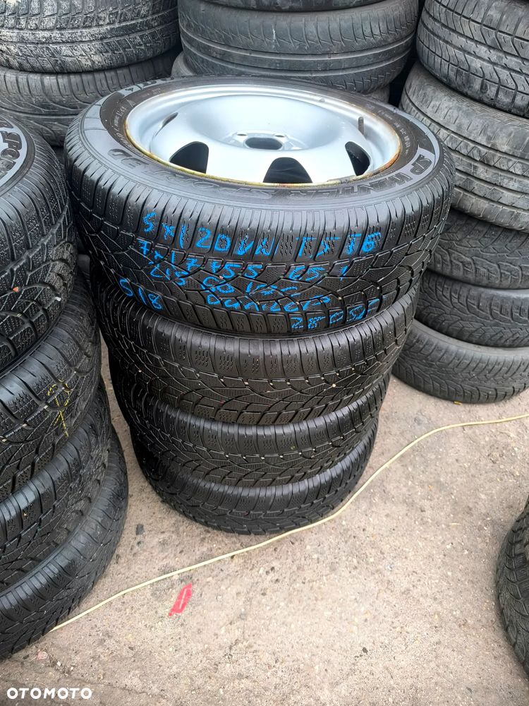 5x120 Felgi Stalowe Stal Strukturalne 17C 17 C Koła Zimowe Zima VW T5 T6 Transporter Caravelle Multivan 5mm Legnica ALU-RAD 215/60 7,5-6,5mm - 3