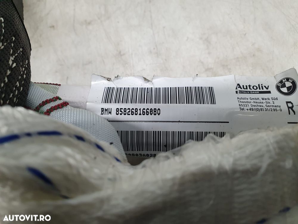 Airbag cortina 858268166080 BMW Seria 3 E46 [facelift] [2001 - 2006] - 2