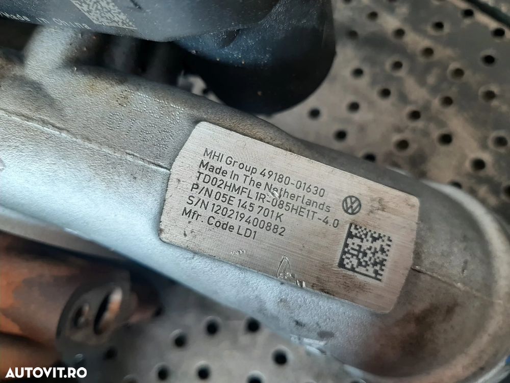 turbina 1.5tsi dad vw t-roc golf 7 golf 8 skoda octavia 3 audi a3 8v  49180-01630  05e145701k - 4