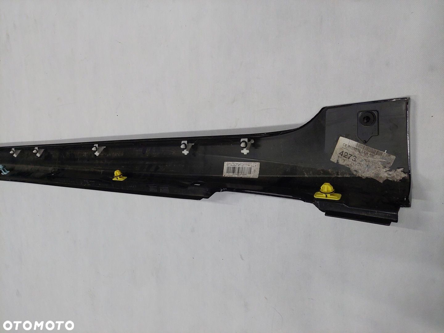 AUDI A6 C8 4K0853856 PRÓG LISTWA PROGOWA PRAWA basic czarny - 6