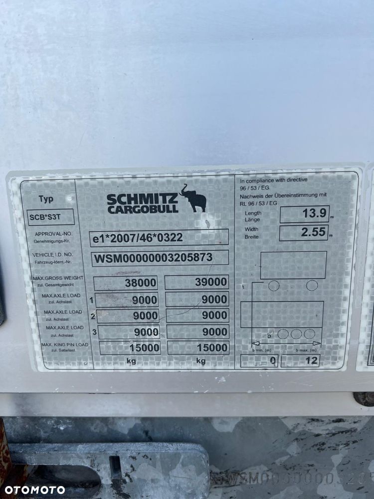 Schmitz Cargobull 2015 firanka wzmacniana plandeka mało używana bogato wyposażona wron-pol - 30
