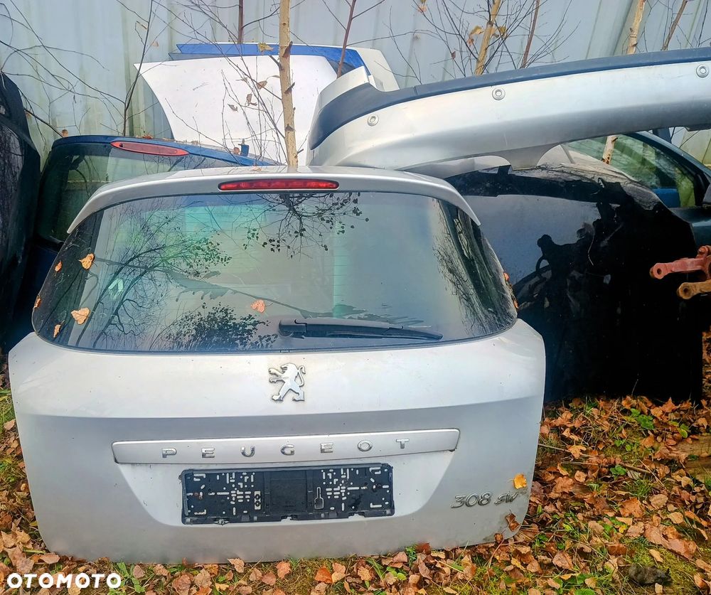 Peugeot 207 SW kombi klapa tylna zderzak przedni maska os tył