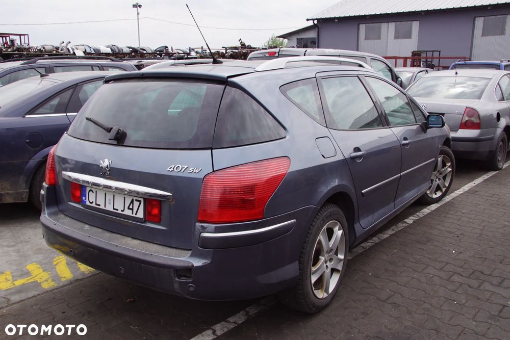 Auto na części - Peugeot 407 SW 2.0 HDI 136 KM RHR 4HP20 EZW 2005R Silnik Skrzynia Drzwi Maska Błotnik Klapa Zderzak Lampa Lusterko Klamka Szyba Panorama Deska Kokpit Sterownik Moduł Czujnik Licznik Wyświetlacz Panel Kierownica - 4