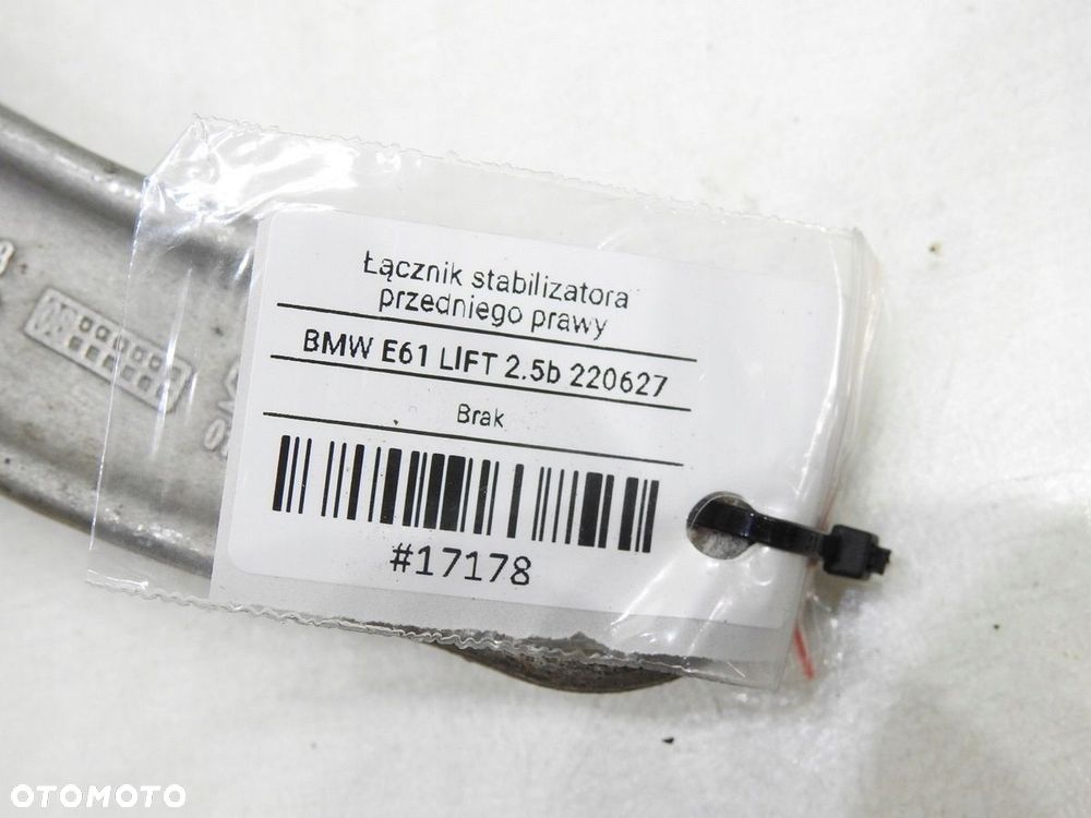 ŁĄCZNIK STABILIZATORA PRAWY PRZÓD BMW E60 E61 2.5i - 6
