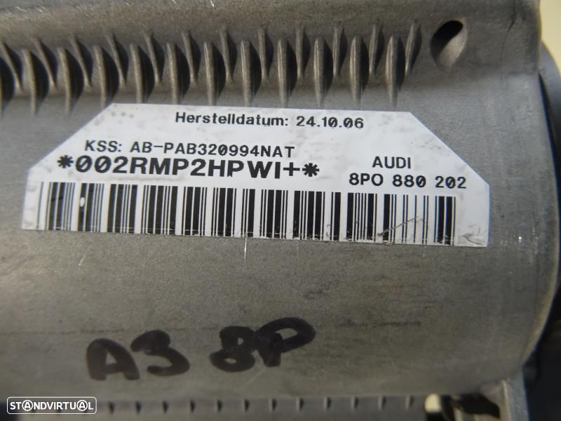 Airbag De Passageiro Audi A3 (8P1)  8P0880202 / 8P0 880 202 - 7