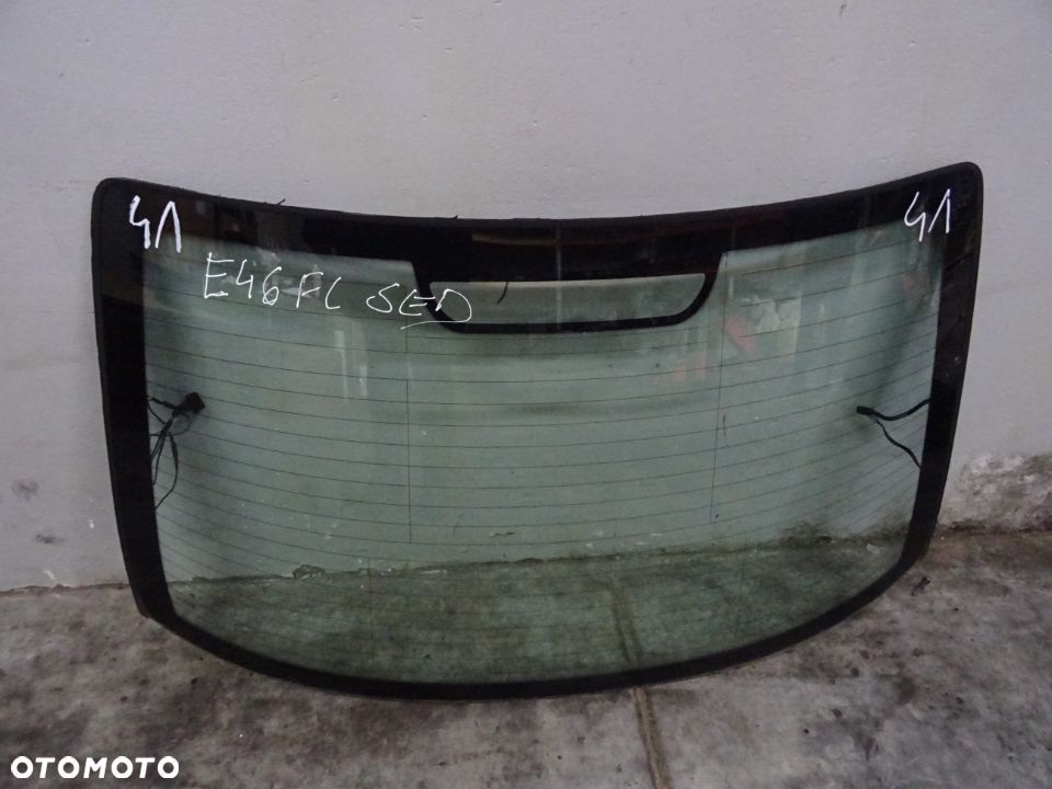 SZYBA TYŁ TYLNA BMW E46 LIFT SEDAN 01-05 NR41 - 1
