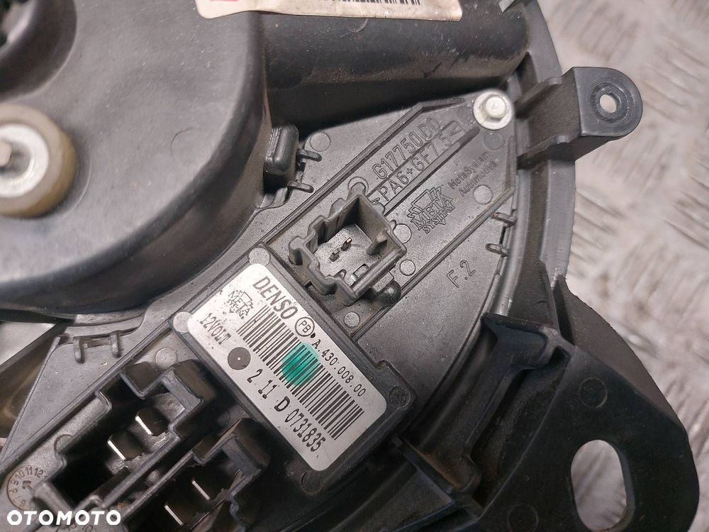 DMUCHAWA WENTYLATOR NAWIEWU + REZYSTOR FIAT GRANDE PUNTO A43000800 G17750C0 - 6