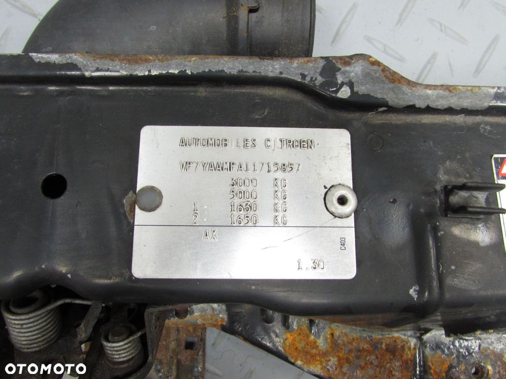 FIAT PEUGEOT CITROEN DUCATO BOXER JUMPER 06-14 WZMOCNIENIE CZOLOWE PAS PRZEDNI GORNY - 12