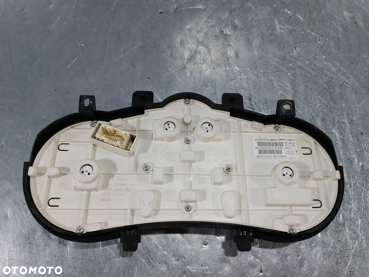 LICZNIK PEUGEOT 206 PLUS 9666636780 1.1 8V - 3