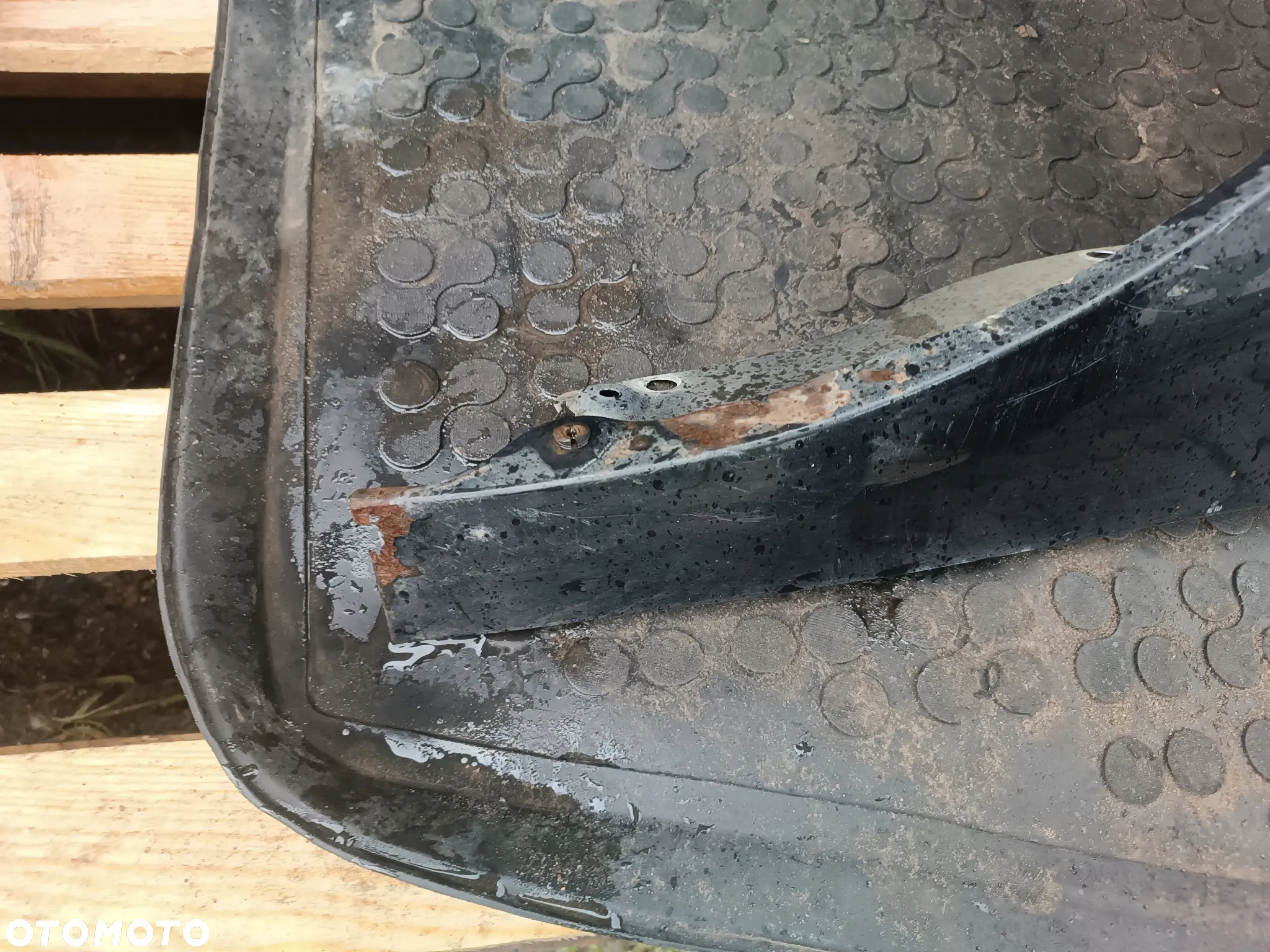 vw touran 2005r błotnik przedni lewy czarny lc9x - 4