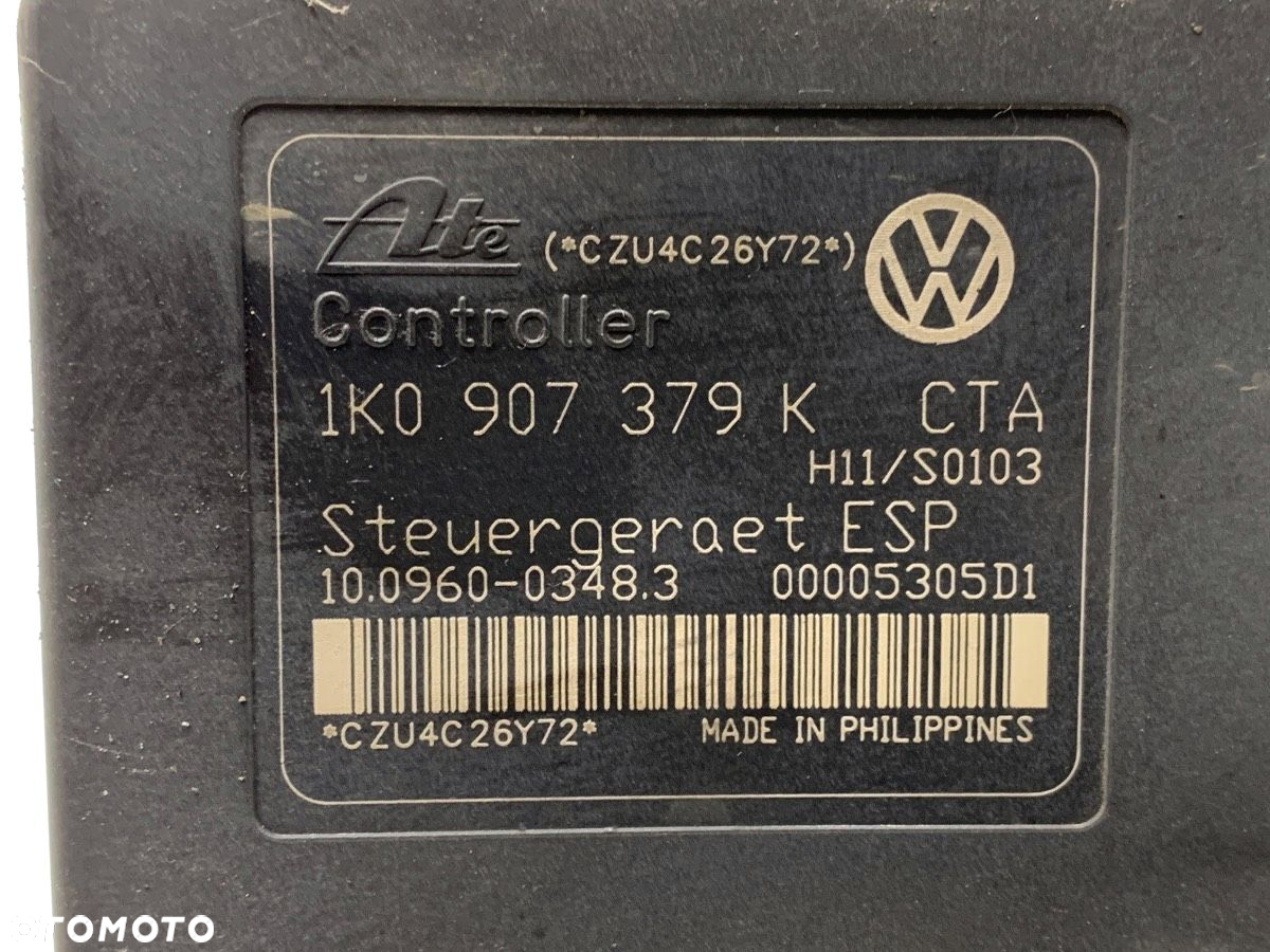 POMPA ABS - 130.00 PLN - VW TOURAN (1T1, 1T2) 2003 - 2010 1.9 TDI 74 kW [100 KM] olej napędowy 2003 - 5